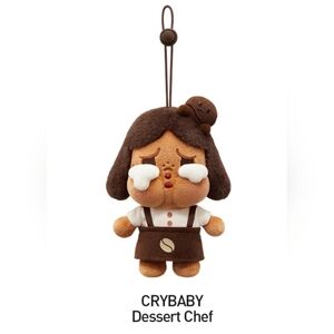 Coffee Factory Series Plush Pendant  "Crybaby Desert Chef"